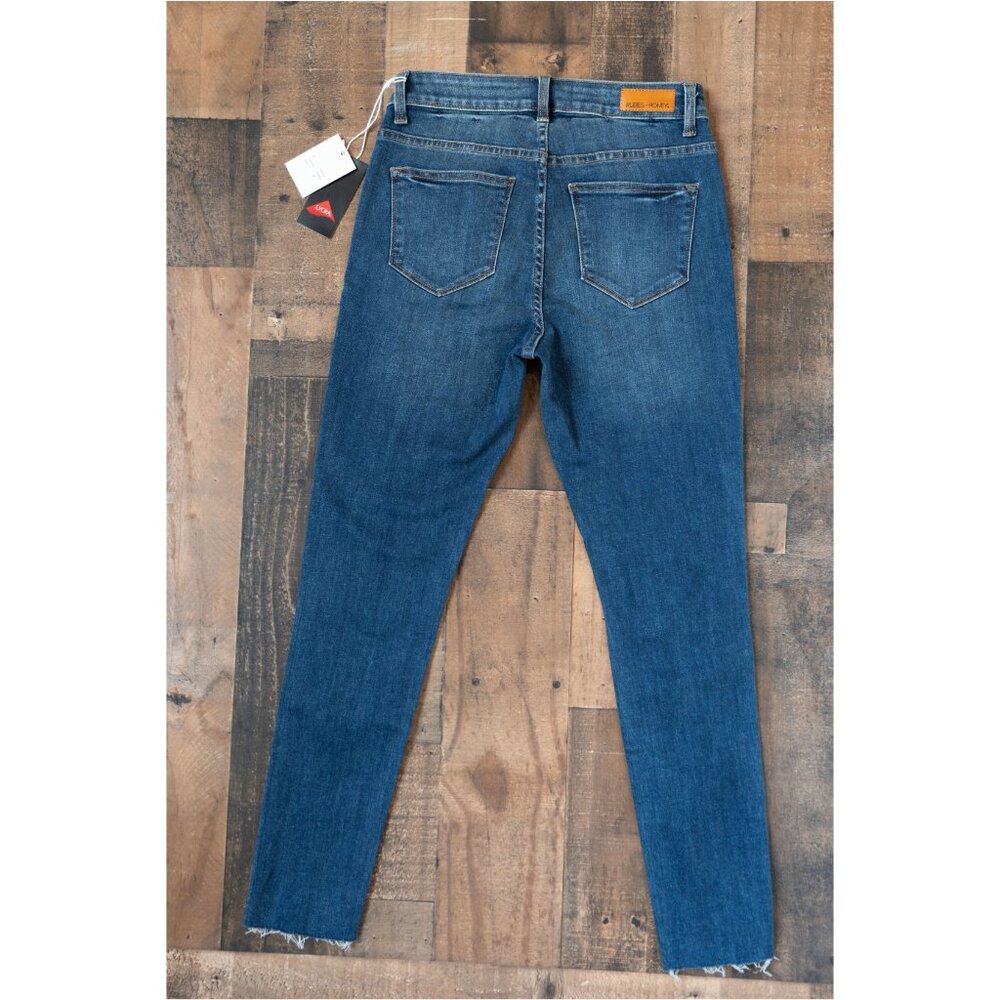 🆕 Lycra Stretch Dark Wash Skinny Jeans - Size 4/27 - Picture 4 of 14